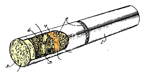 Cheese Filtered Cigarette - Patently Absurd !