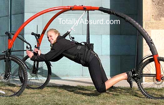 Real Stuff New Inventions - Hang Low Bike! TotallyAbsurd.com