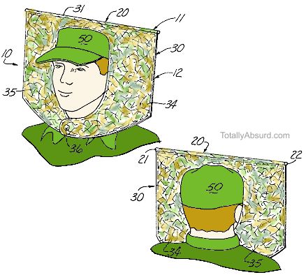 Head Napkin -  Totally Absurd Inventions & Patents!