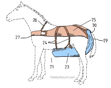 Horse Diaper -  Totally Absurd Inventions & Patents!