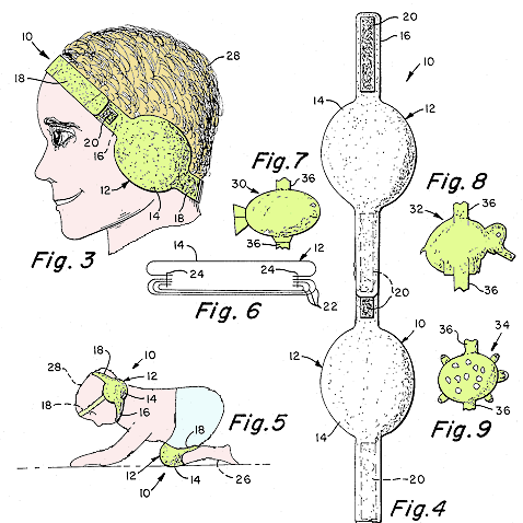 Knee Pad Ear Muffs - Patently Absurd Inventions!