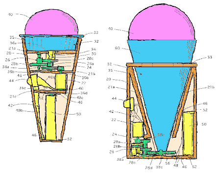 Motorized Ice Cream Cone - Totally Absurd !