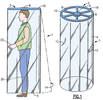 Rain Curtain - Patently Absurd Inventions!