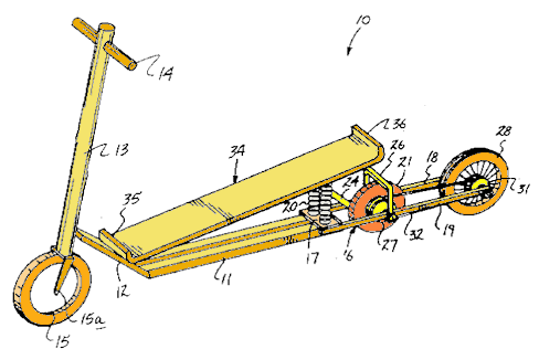 Inventions & Patents - Senseless Scooter - Patently Absurd !