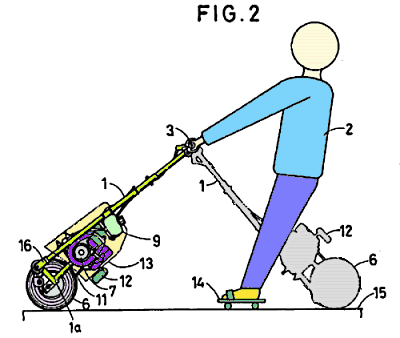 Inventions & Patents - Skate Scooter - Patently Absurd !