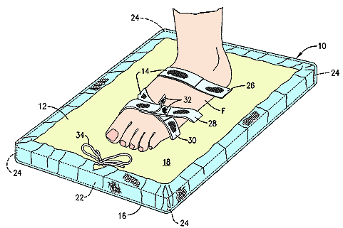 Sponge Bob Foot Pads - Patently Absurd!